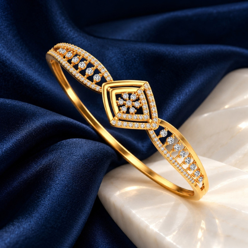 Amiraf Jewellers • Open Petal Gold Cuff