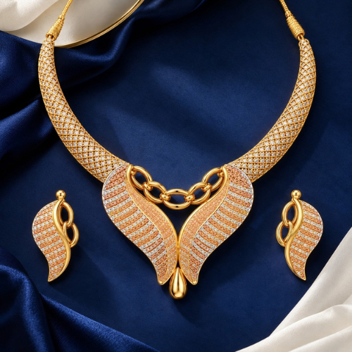 Amiraf Jewellers • Classic Pavé Diamond Necklace